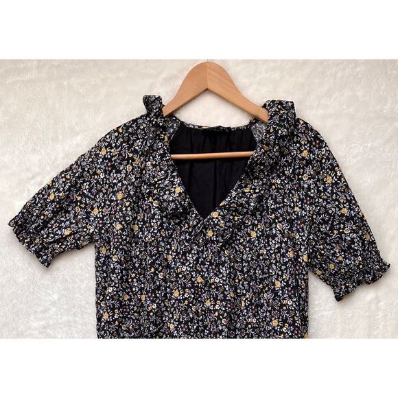 Madewell Ruffle Button-Front Trapeze Dress in Folkmagic
Floral, Size XS - Picture 10 of 16